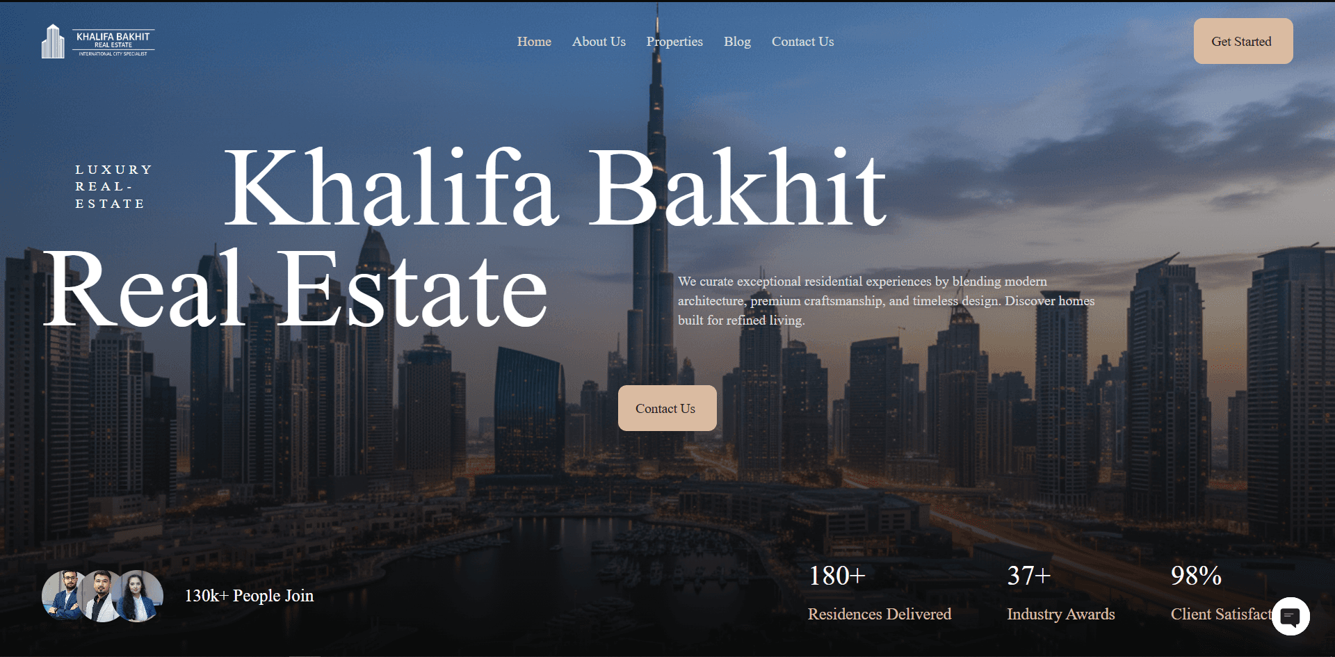 KBRE website project